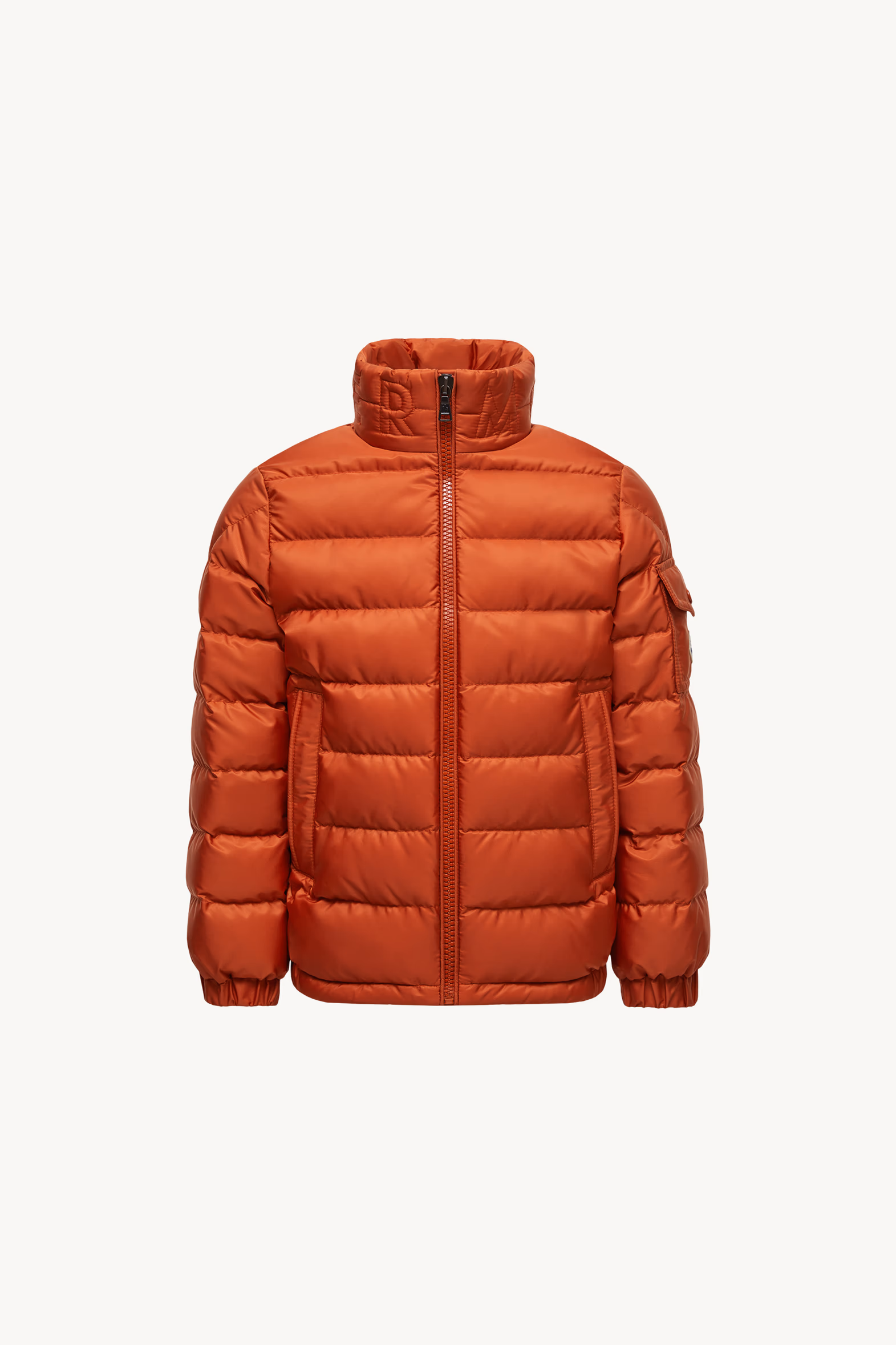 Areum Down Jacket Boy Dark Orange Moncler 0